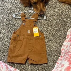 Carhartt Tan Kids Overalls